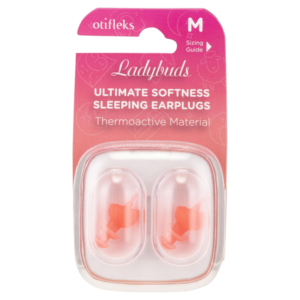 Otifleks Ladybuds Sleeping Earplugs Medium (1 Pair)