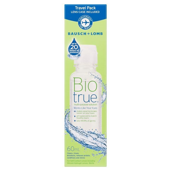 Bausch + Lomb Biotrue Multi-Purpose Travel Pack 60ml