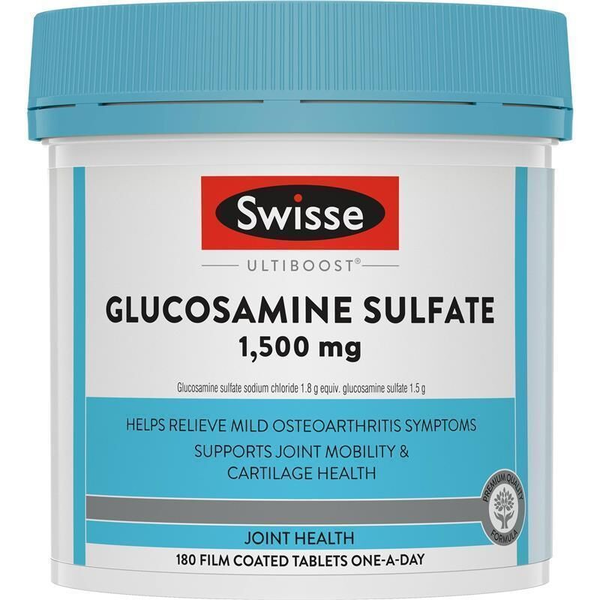 Swisse Ultiboost Glucosamine Sulfate 1500mg 180 Tablets