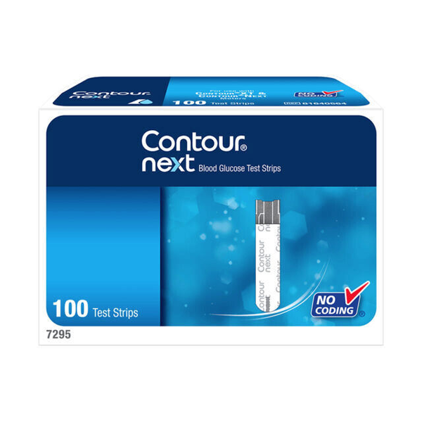Contour Next Blood Glucose Test Strips 100