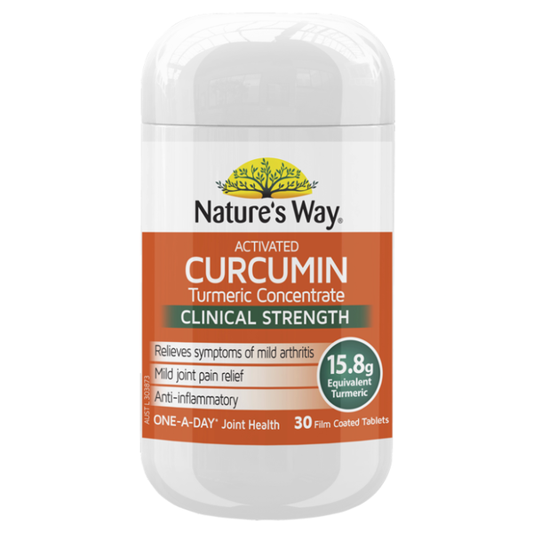 Nature's Way Activated Curcumin Turmeric Concentrate 30 Tablets