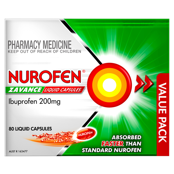 Nurofen Zavance 80 Liquid Capsules