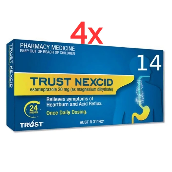 Trust Nexcid Once Daily Dosing 20mg 56 Tablets Same as Nexium 24 HR Relief
