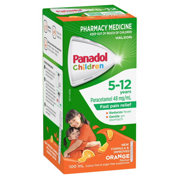 Panadol Children 5 - 12 Years Orange 100ml Suspension