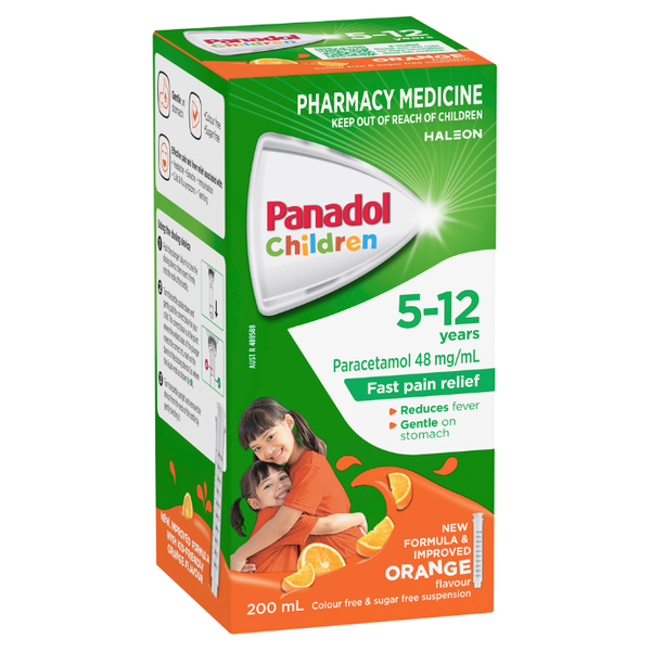 Panadol Children 5 - 12 Years Orange 200ml Suspension