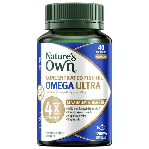 Nature's Own Concentrated Fish Oil Omega Ultra 40 Capsules