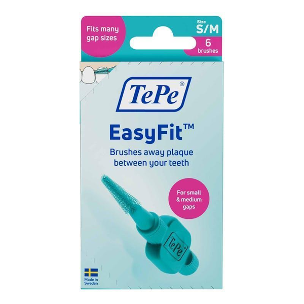 TePe EasyFit S/M 6 Brushes