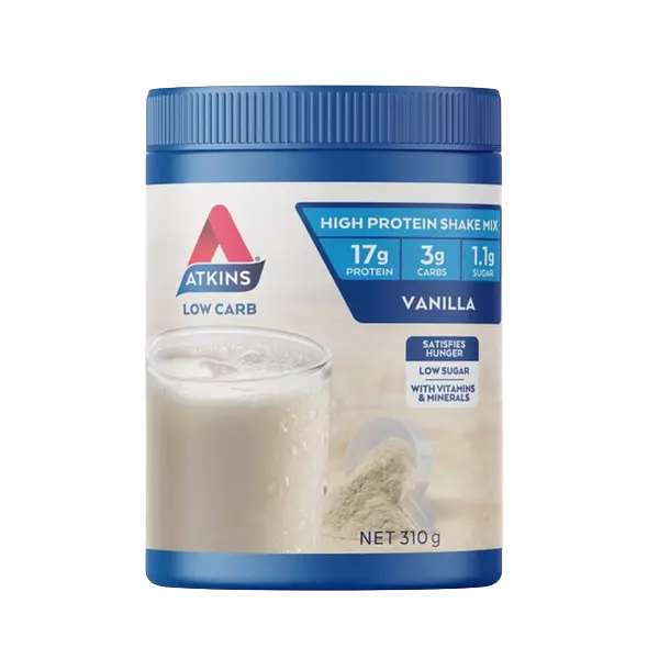 Atkins Low Carb High Protein Shake Mix Vanilla 310g