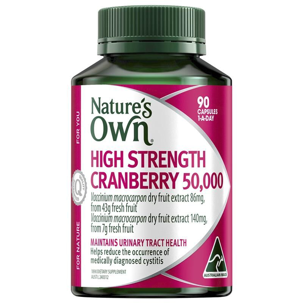 Nature's Own High Strength Cranberry 50,000 90 Capsules