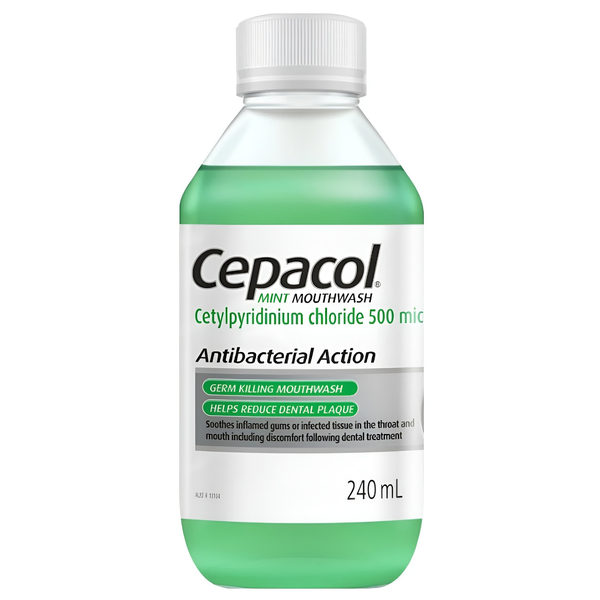 Cepacol Antibacterial Mint Mouthwash 240ml