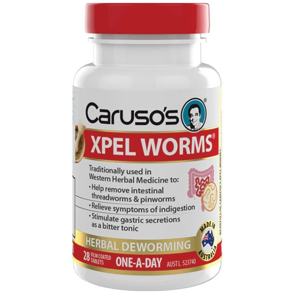 Caruso's Xpel Worms 28 Tablets