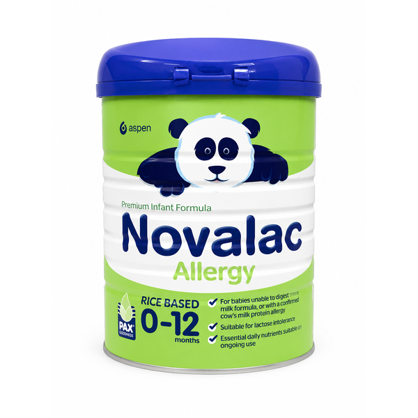 Novalac Allergy Premium Rice Based Formula 0-12 Months 800g