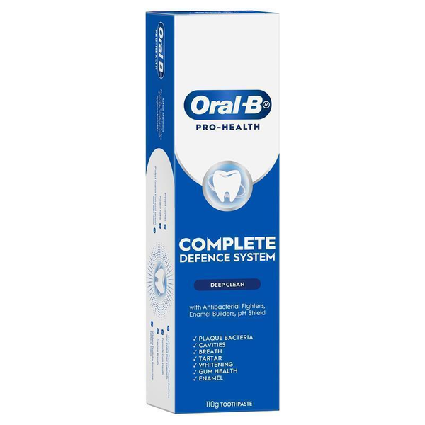 Oral B Pro Health Complete Defence System Deep Clean Toothpaste 110g
