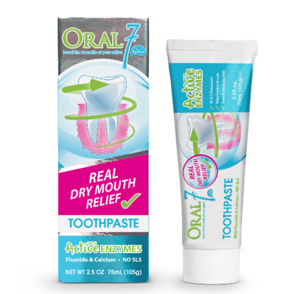 Oral 7 Toothpaste With Active Enzymes 75ml (105g) Real Dry Mouth Relief
