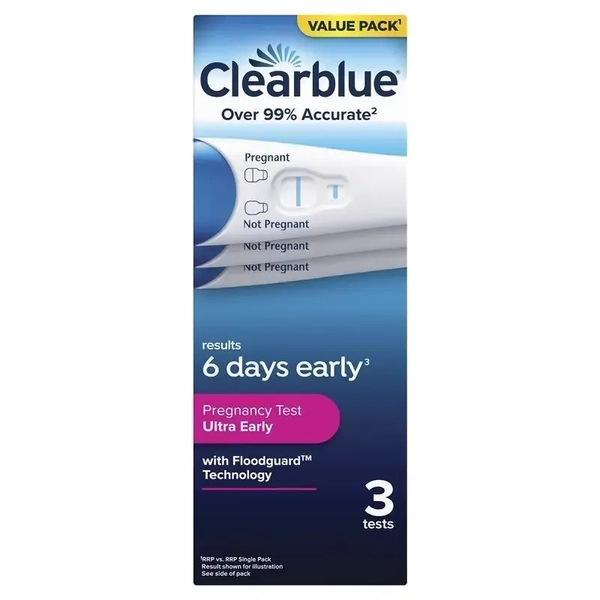 Clearblue Ultra Early Pregnancy Test - 3 Tests