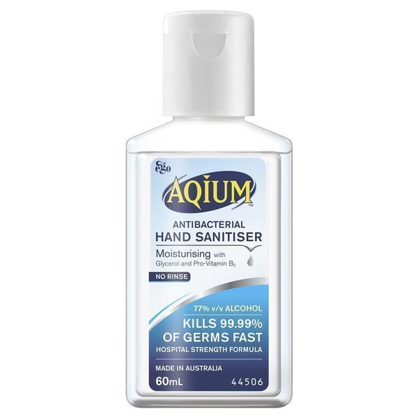 Ego Aqium Antibacterial Hand Sanitiser 60ml