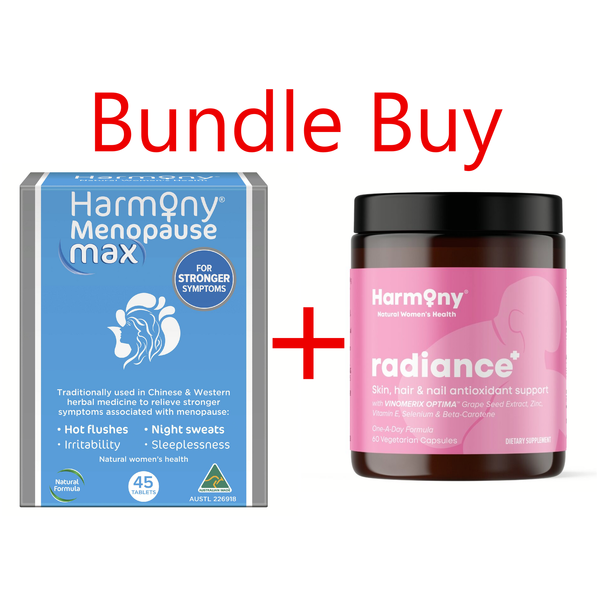 Harmony Menopause Max 45 Tablets + Harmony Radiance+ 60 Capsules 