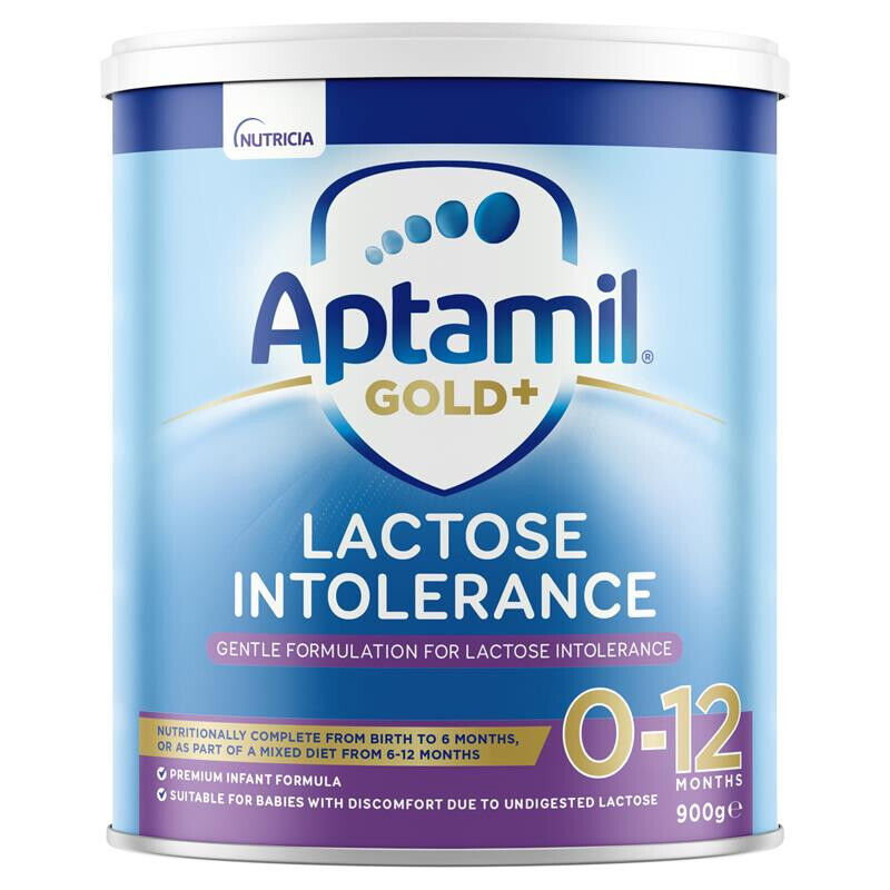 Aptamil Gold+ Lactose Intolerance 0-12 Months 900g