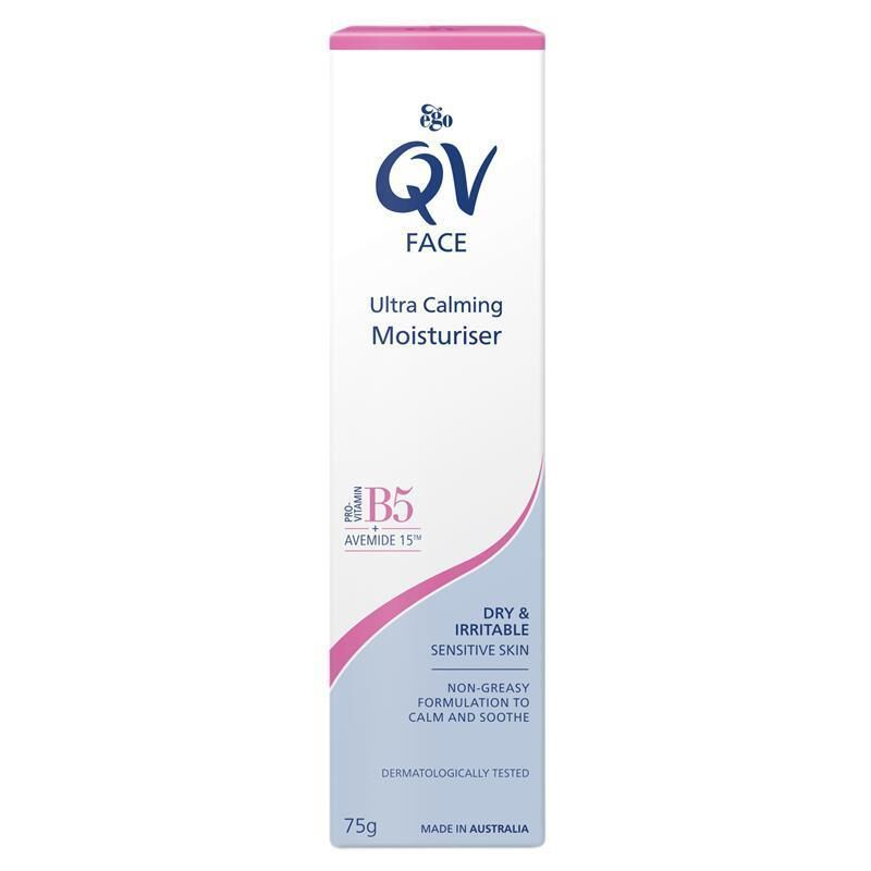 Ego Qv Face Ultra Calming Moisturiser 75g