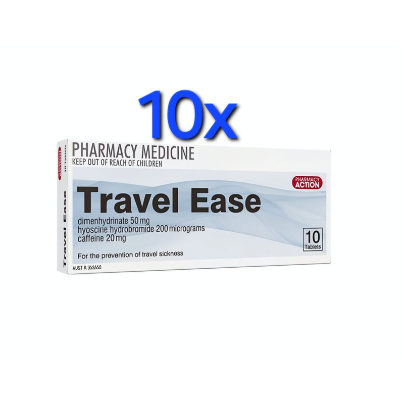 Pharmacy Action Travel Ease 100 Tablets Same as Travacalm Original