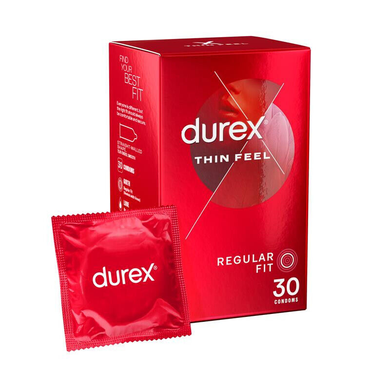 Durex Thin Feel Regular Fit 30 Condoms