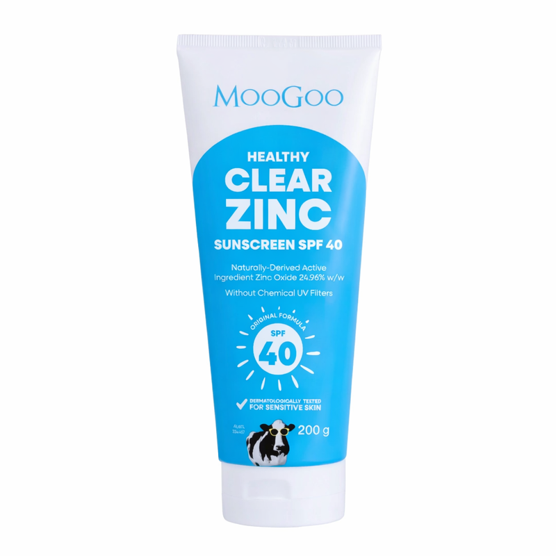 MooGoo Healthy Clear Zinc Sunscreen SPF40 200g