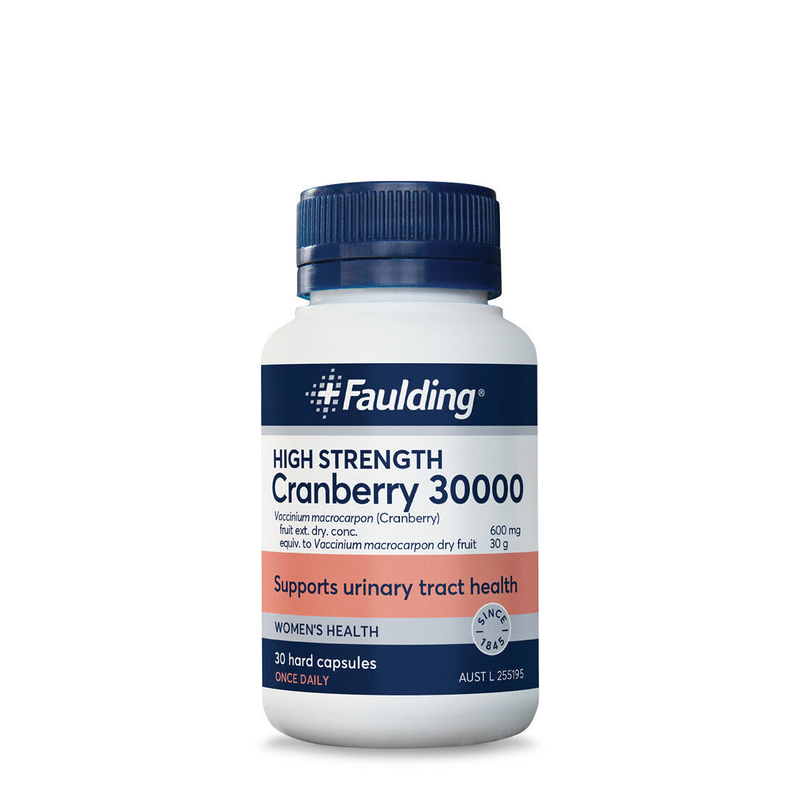 Faulding High Strength Cranberry 30000 30 Hard Capsules