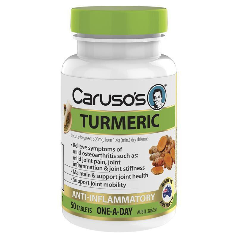 Caruso's Turmeric 50 Tablets