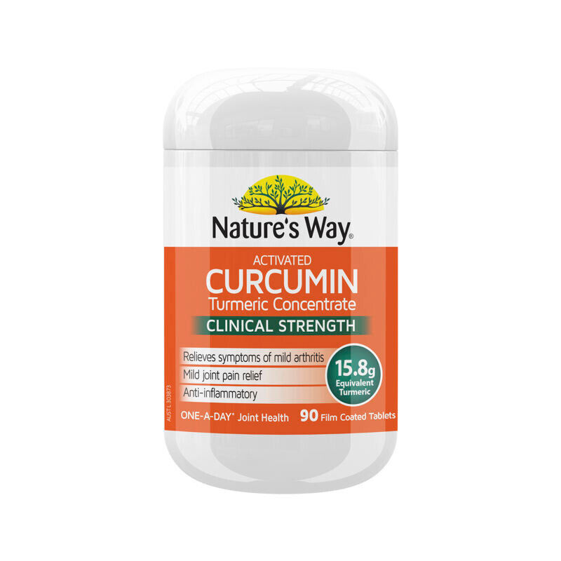 Nature's Way Activated Curcumin Clinical Strength 90 Tablets