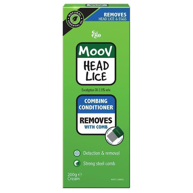Ego Moov Head Lice Combing Conditioner 200g Cream