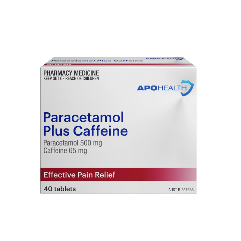 APH Paracetamol Plus Caffeine 40 Tablets