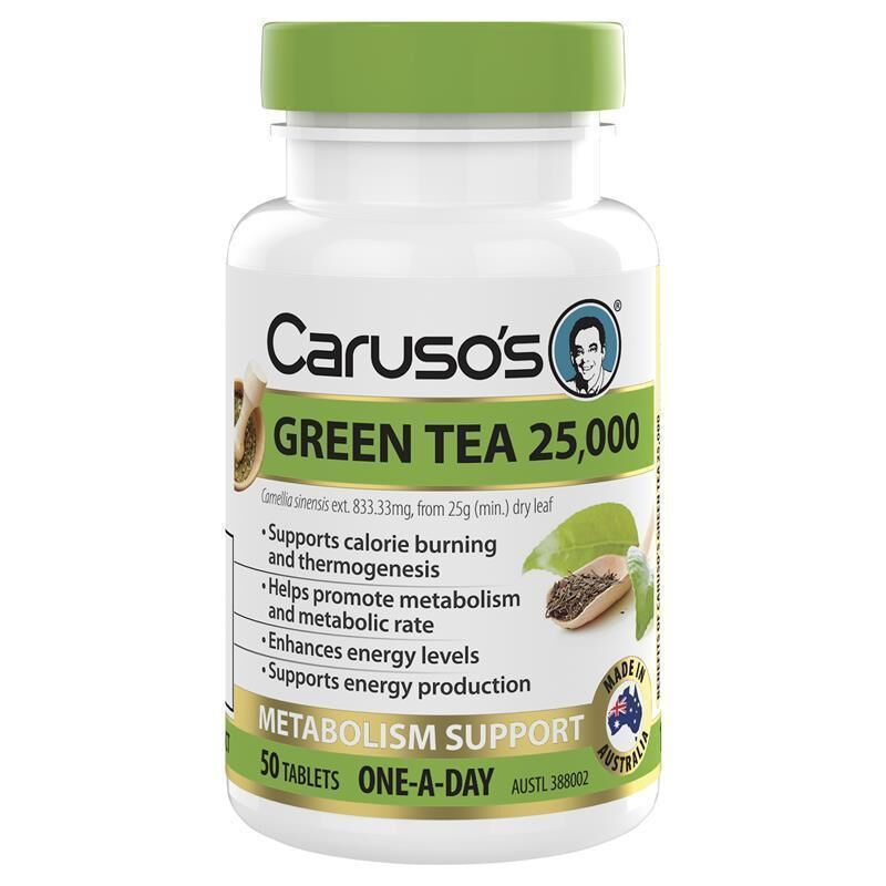 Caruso's Green Tea 25000 50 Tablets
