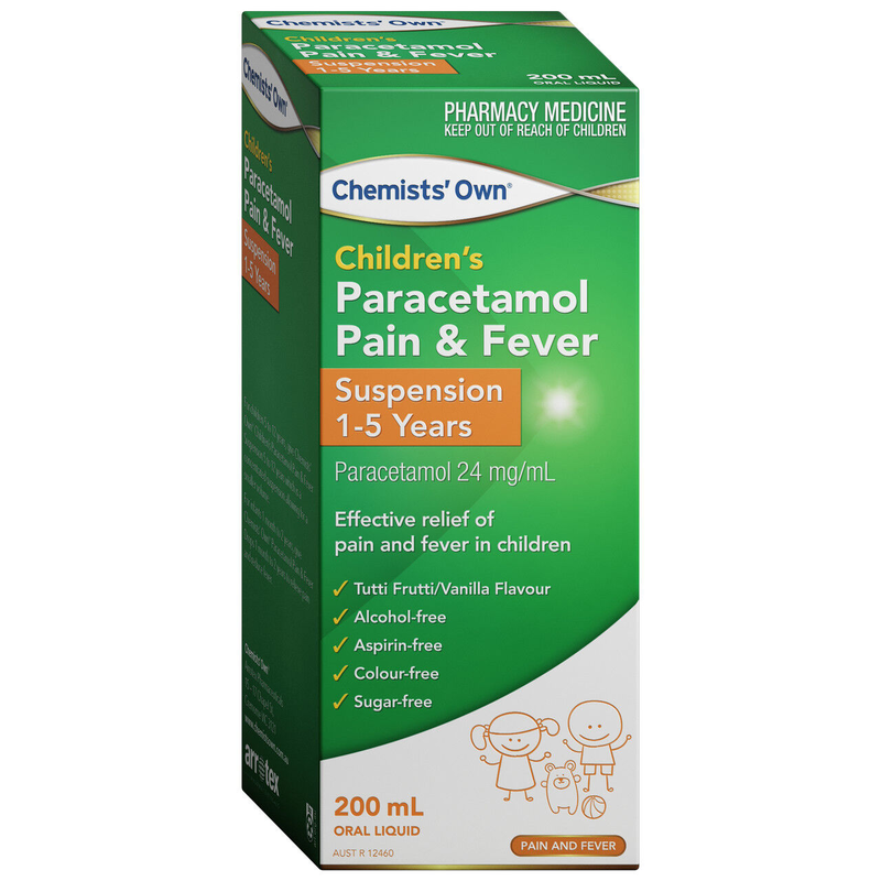 Chemists' Own Children's Paracetamol 1 to 5 Years 200ml Suspension