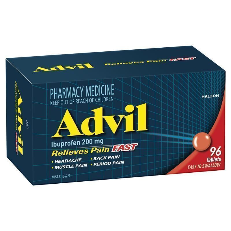 Advil 200mg 96 Tablets
