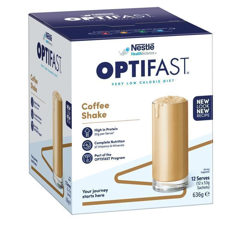 Optifast VLCD Shake Coffee 12 x 53g Sachets