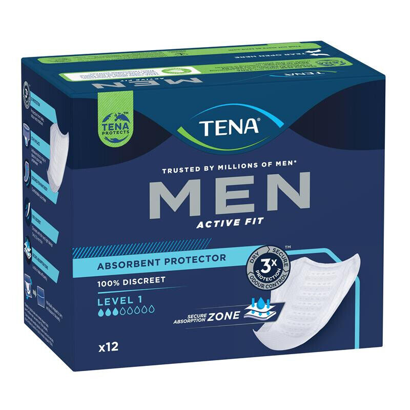 Tena Men Active Fit Absorbent Protector 12/Pack - Level 1