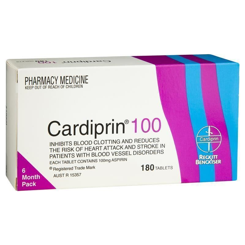 Cardiprin 100 180 Tablets