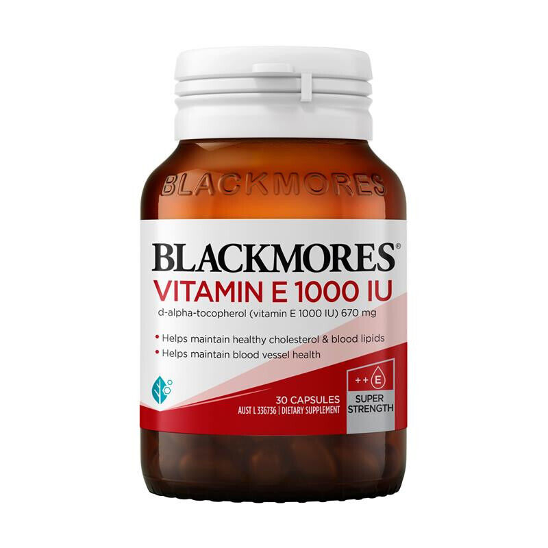 Blackmores Vitamin E 1000 IU 30 Capsules