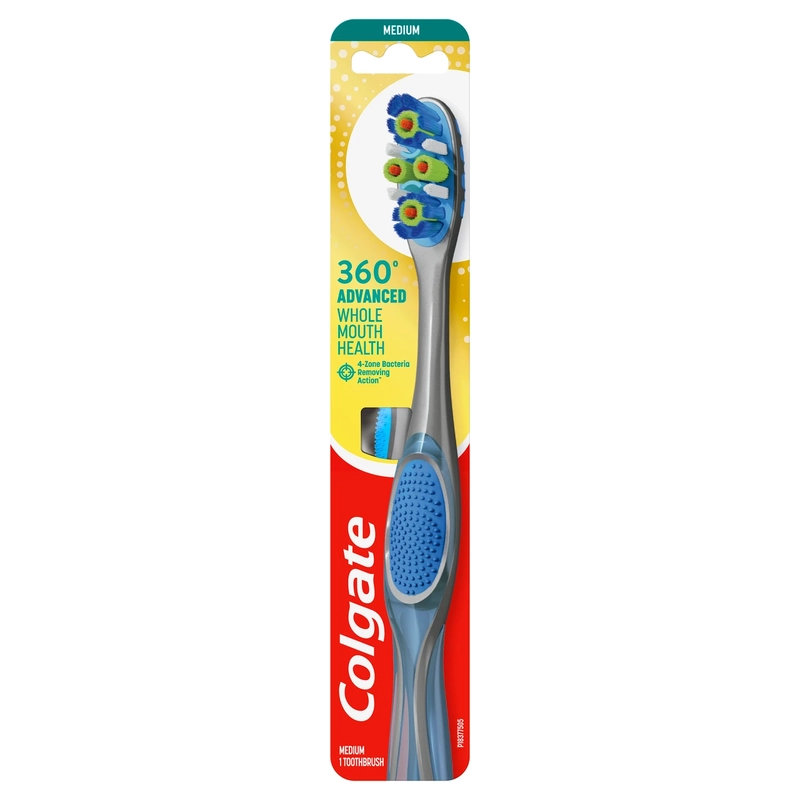Colgate 360 Advanced Medium Toothbrush 1 Pack