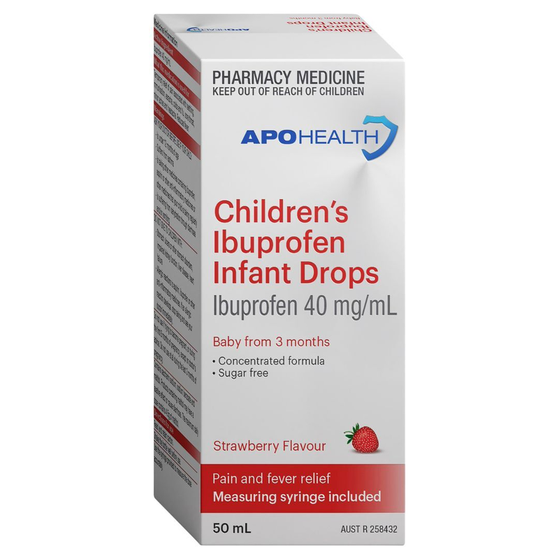 APH Children's Ibuprofen Infant Drops 50ml Oral Liquid