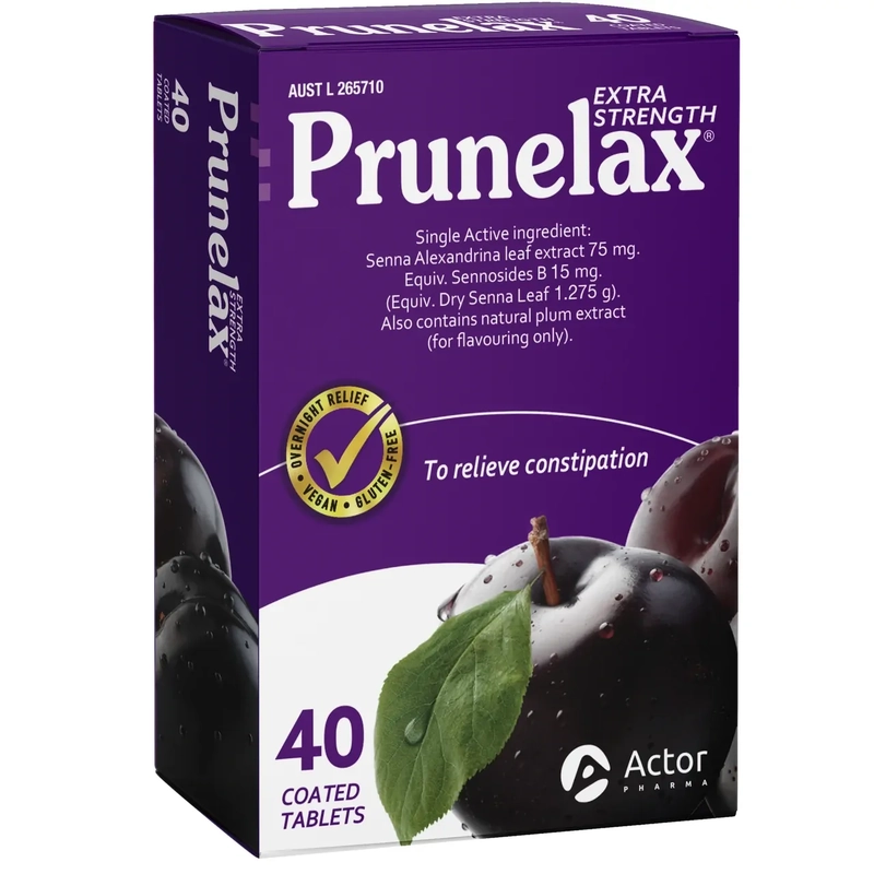 Prunelax Extra Strength 40 Tablets