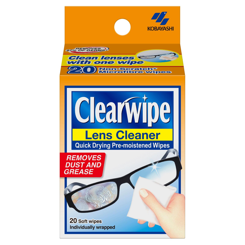 Clearwipe Lens Cleaner 20 Soft Wipes