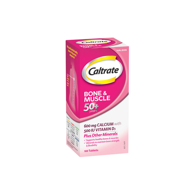 Caltrate Bone & Muscle 50+ Years 100 Tablets