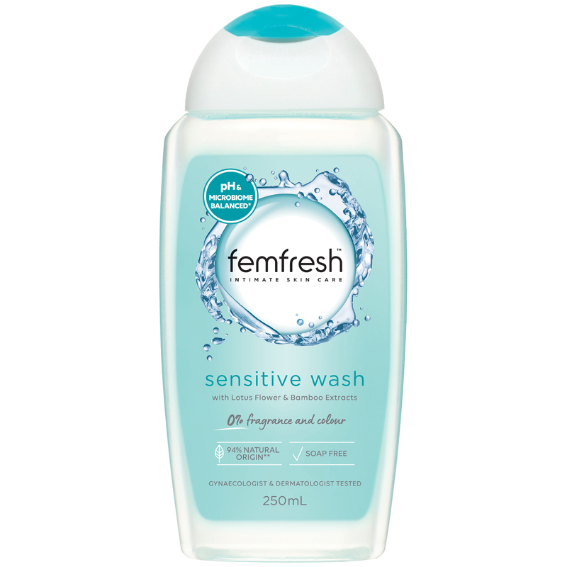 Femfresh Sensitive Wash With Lotus Flower & Bamboo Extracts 250ml