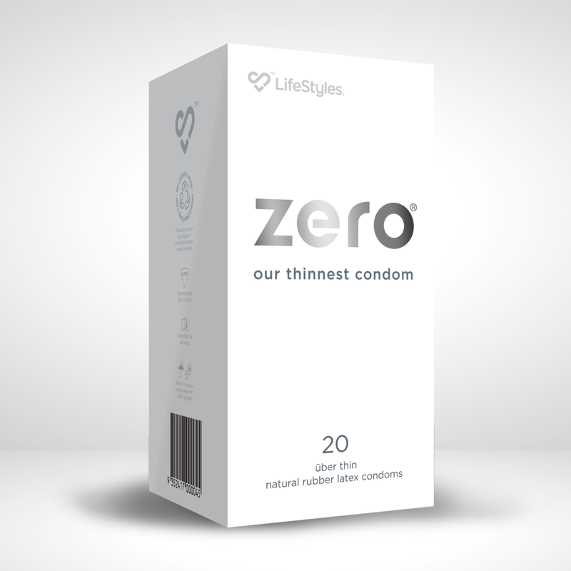 LifeStyles ZERO 20 Thin Natural Rubber Latex Condoms