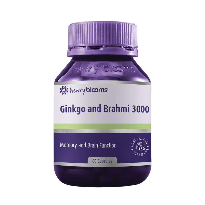 Henry Blooms Gingko and Brahmi 3000 60C