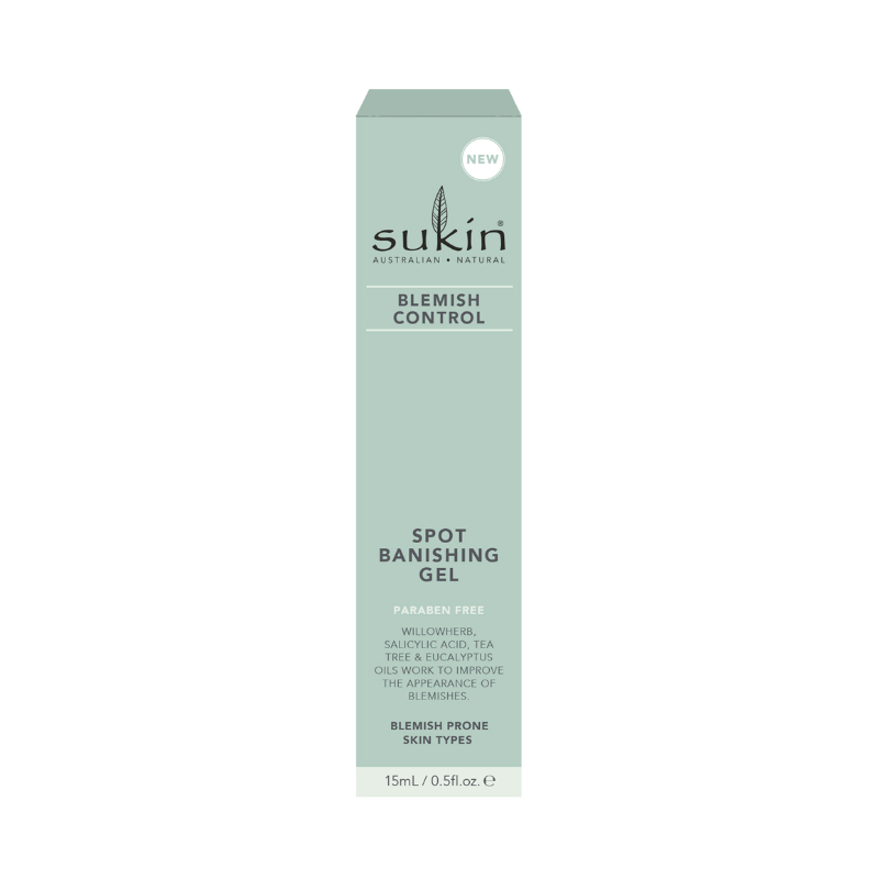 Sukin Blemish Control Spot Banishing Gel 15ml