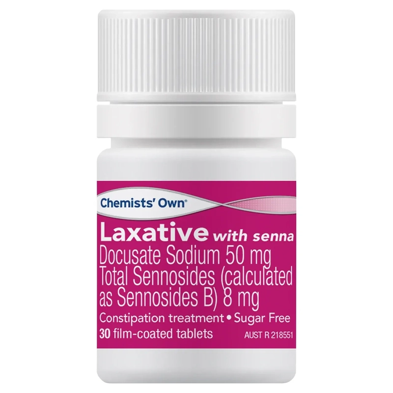 Chemists' Own Laxative With Senna 30 Tablets Same as Coloxyl with Senna