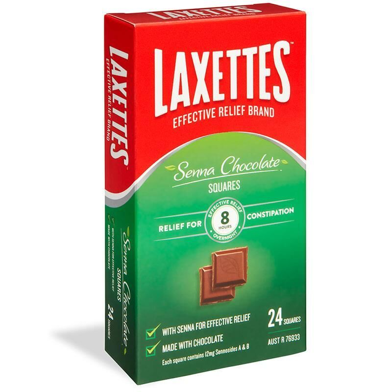 Laxettes Senna Chocolate 24 Squares