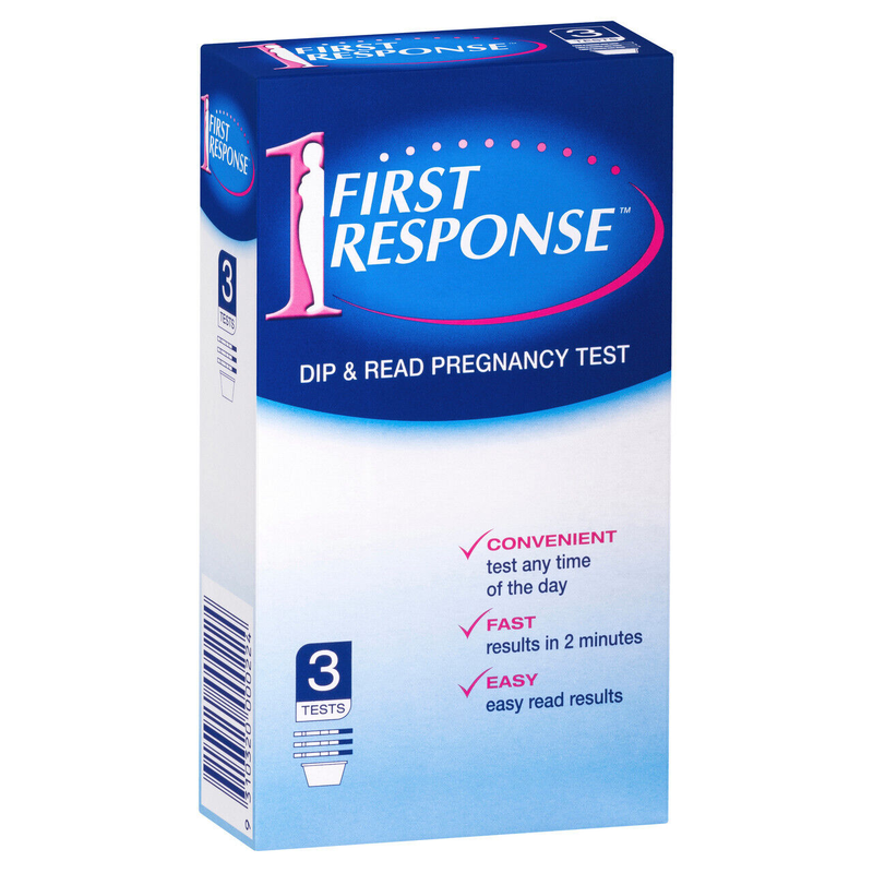 First Response Dip & Read Pregnancy Test - 3 Tests